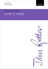 God Is Here SATB choral sheet music cover